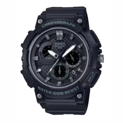 Casio General MCW-200H-1A2V Black Resin Band Men Watch